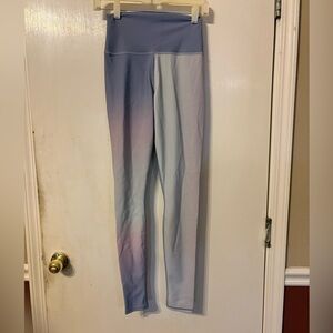 ALO Yoga Ombre High waisted Leggings - Blue and Purple Size Small